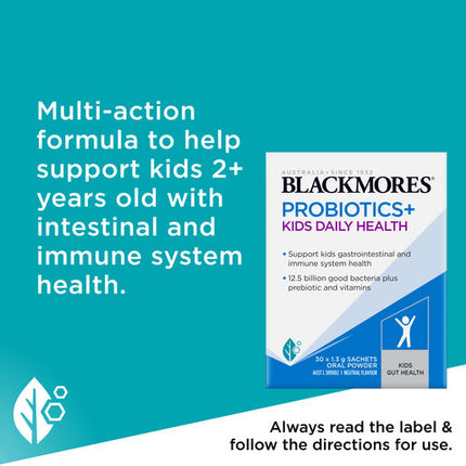 Blackmores Probiotics + Kids Daily Health Powder 30 Sachets