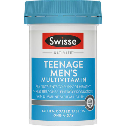 Swisse Ultivite Men's Teenage Multivitamin 60 Tablets