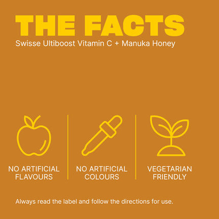 Swisse Ultiboost Vitamin C + Manuka Honey 120 Tablets