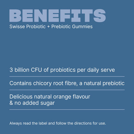 Swisse Ultiboost Probiotic & Prebiotic 45 Gummies