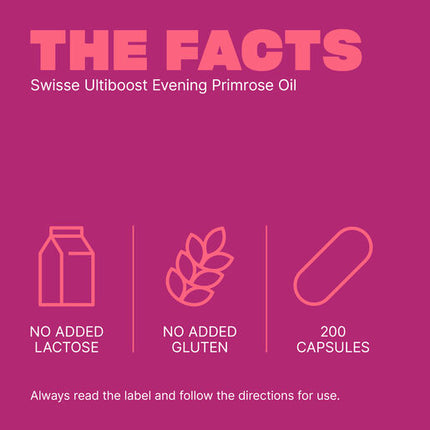 Swisse Ultiboost Evening Primrose Oil 200 Capsules