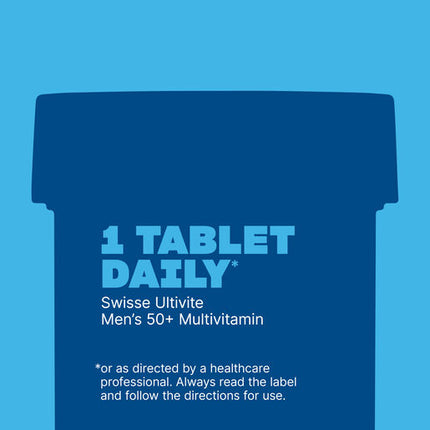 Swisse Ultivite Men's 50 + Multivitamin 60 Tablets