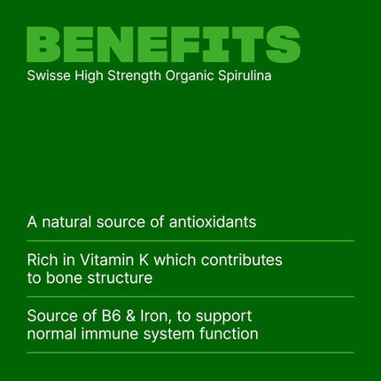 Swisse High Strength Organic Spirulina 200 Tablets