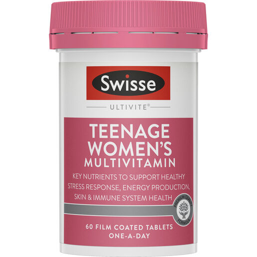 Swisse Ultivite Women's Teenage Multivitamin 60 Tablets