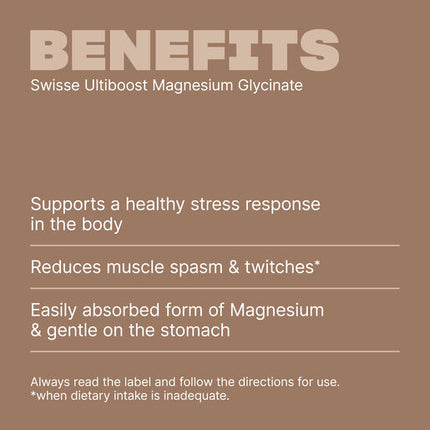 Swisse Ultiboost Magnesium Glycinate 120 Tablets