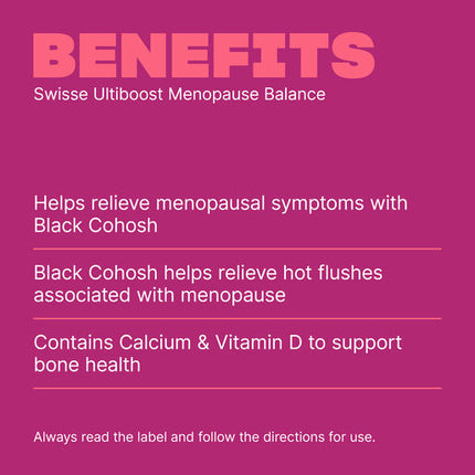 Swisse Menopause Balance 60 Tablets