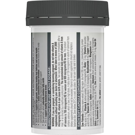 Swisse Beauty Hair Nutrition For Men 60 Capsules