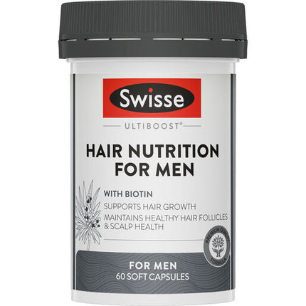 Swisse Beauty Hair Nutrition For Men 60 Capsules