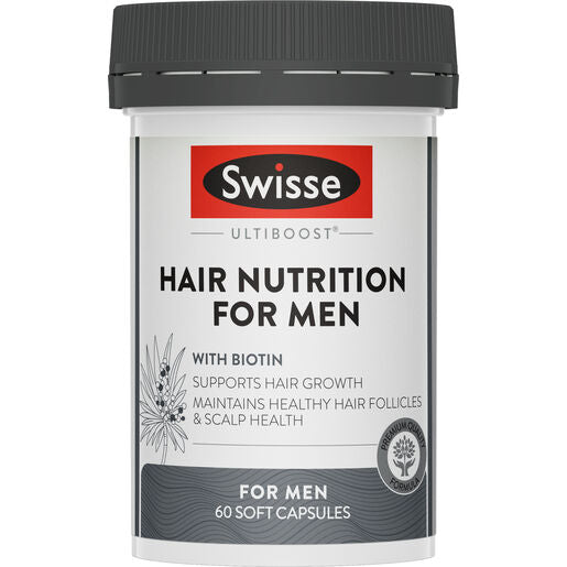 Swisse Beauty Hair Nutrition For Men 60 Capsules