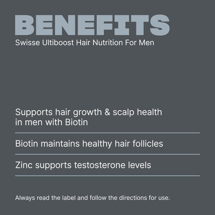 Swisse Beauty Hair Nutrition For Men 60 Capsules