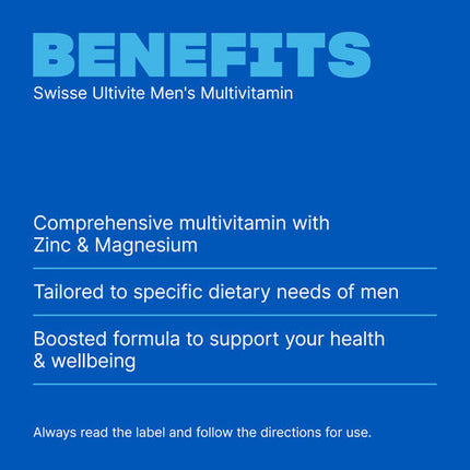 Swisse Ultivite Men's Multivitamin 120 Tablets