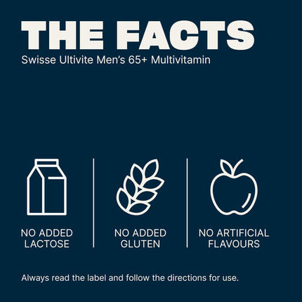 Swisse Ultivite Mens 65+ Multivitamin 60 Tablets