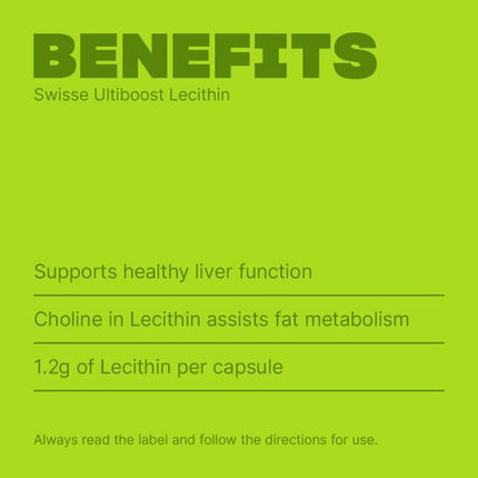 Swisse Ultiboost Lecithin 150 Capsules