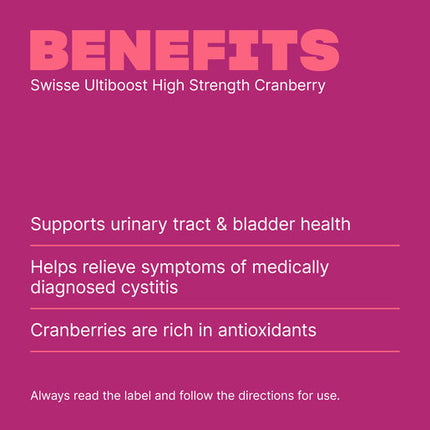 Swisse Ultiboost High Strength Cranberry 90 Pack