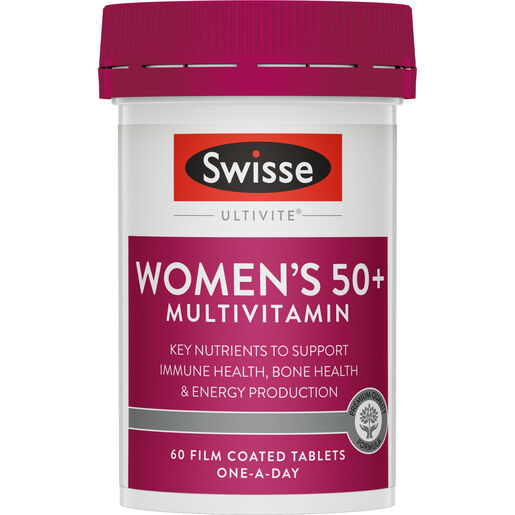 Swisse Ultivite Women's 50 + Multivitamin 60 Tablets