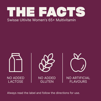 Swisse Ultivite Women's 65+ Multivitamin 60 Tablets