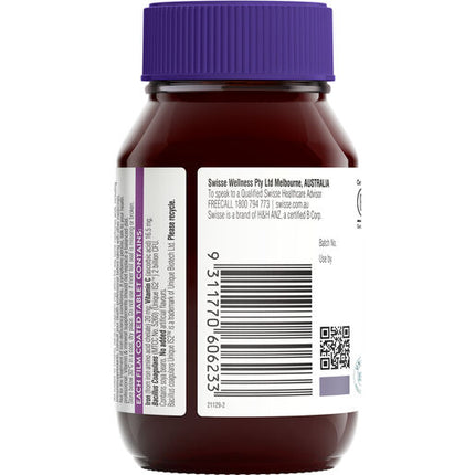 Swisse Ultiboost Iron + Probiotic 30 Tablets