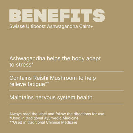 Swisse Ultiboost Calm + De-Stress 60 Tablets