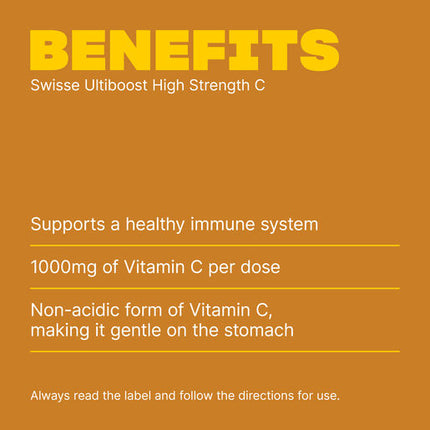 Swisse Ultiboost High Strength C 150 Tablets