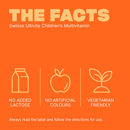 Swisse Ultivite Children's Chewable Multivitamin 120 Tablets