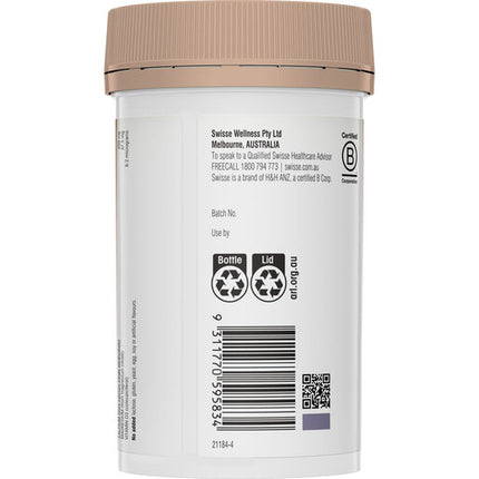 Swisse Ultiboost Magnesium, Calcium + D3 120 Tablets