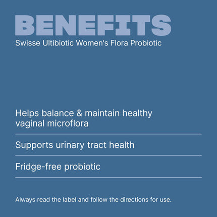 Swisse Ultibiotic Women's Flora Probiotic 30 Pack
