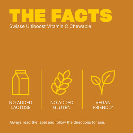 Swisse Ultiboost Vitamin C Chewable Natural Orange 110 Tablets
