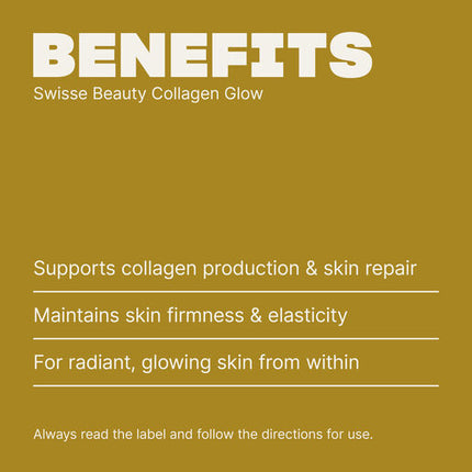 Swisse Beauty Collagen Glow with Collagen Peptides 60 Tablets