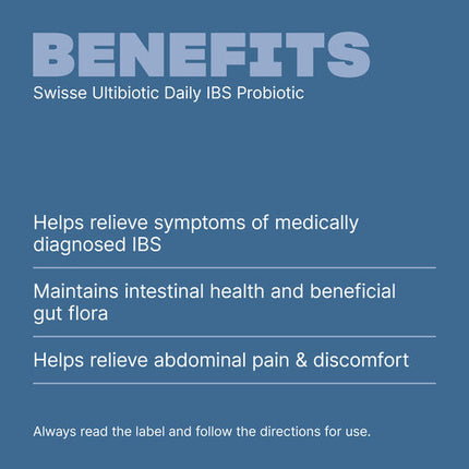 Swisse Ultibiotic Daily IBS Probiotic 30 Pack