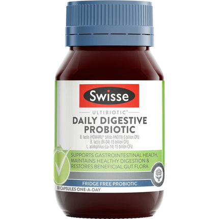 Swisse Ultibiotic Daily Digestive Probiotic 30 Pack