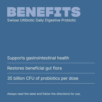 Swisse Ultibiotic Daily Digestive Probiotic 30 Pack