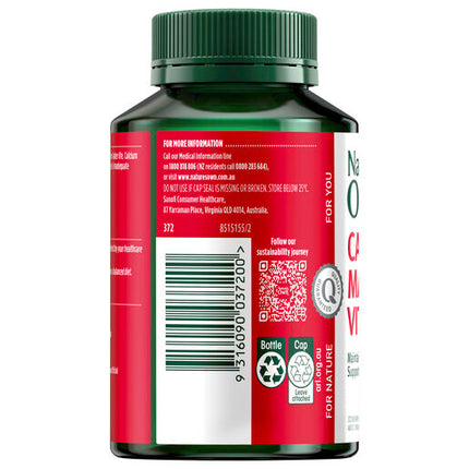 Nature's Own Calcium, Magnesium & Vitamin D3 120 Tablets