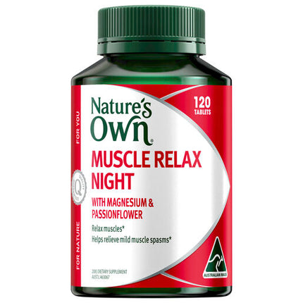 Nature’s Own Active Magnesium Recovery Muscle Night Tablets 120