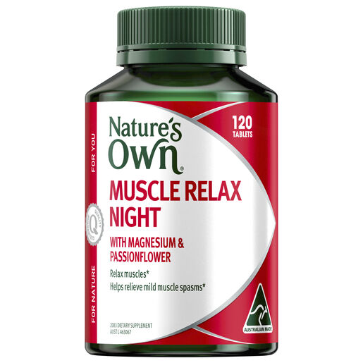 Nature’s Own Active Magnesium Recovery Muscle Night Tablets 120