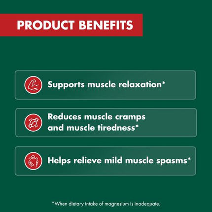Nature’s Own Active Magnesium Recovery Muscle Night Tablets 120