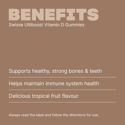 Swisse Ultiboost Vitamin D 60 Gummies