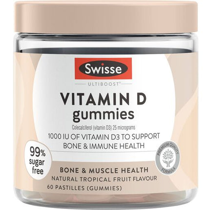 Swisse Ultiboost Vitamin D 60 Gummies