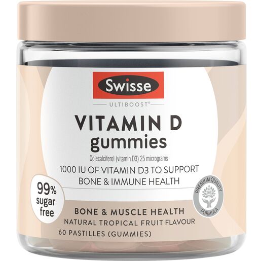 Swisse Ultiboost Vitamin D 60 Gummies