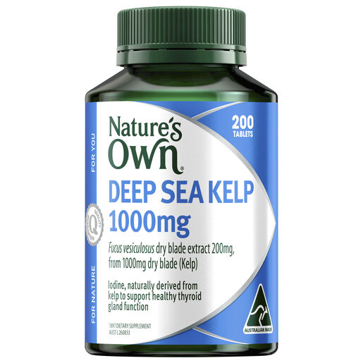 Nature's Own Kelp 1000Mg 200 Tablets