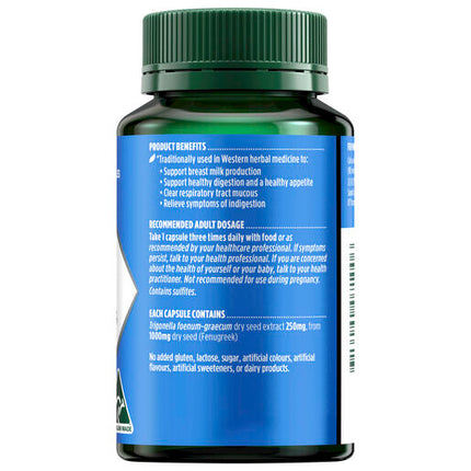 Nature's Own Fenugreek 1000Mg 60 Capsules