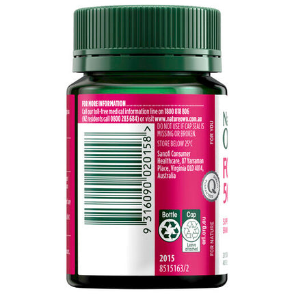Nature's Own Folic Acid 500mcg 120 Tablets