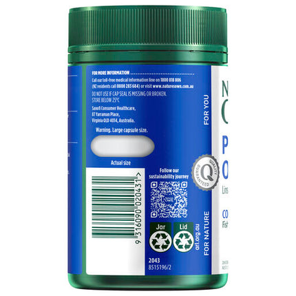 Nature's Own Plant Based Omega 125 Capsules