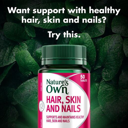 Nature's Own Hair Skin & Nails 50 Tablets