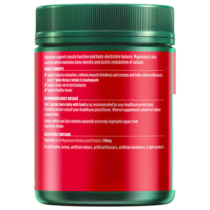 Nature's Own Magnesium Chelate 500mg 300 Capsules