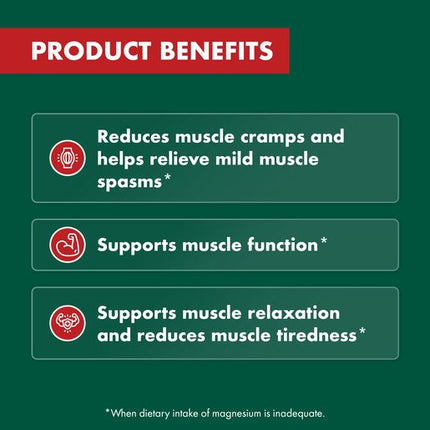 Nature's Own Mega Magnesium With Vitamin D3 100 Tablets