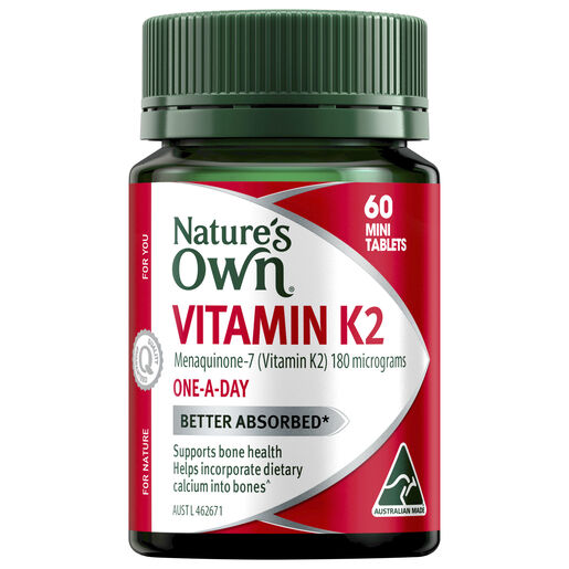 Nature’s Own K2 180mcg 60 Tablets