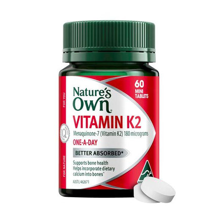 Nature’s Own K2 180mcg 60 Tablets