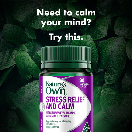 Nature’s Own Stress Relief & Calm 30 Capsules