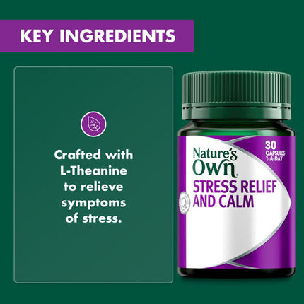 Nature’s Own Stress Relief & Calm 30 Capsules