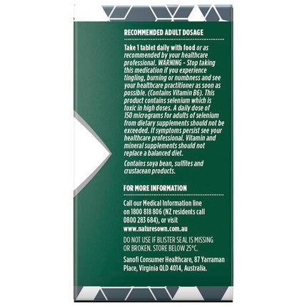 Nature's Own Bodyfuel 50+ Multivitamin 60 Tablets
